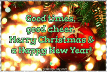 Good Morning Merry Christmas And Happy New Year GIF - Good Morning Merry Christmas And Happy New Year Good Cheer GIFs