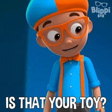 Is That Your Toy Blippi GIF - Is That Your Toy Blippi Blippi Wonders Educational Cartoons For Kids GIFs