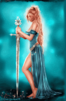 fantasy fairy beauty fab sword