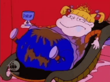 rugrats angelica eat eating bloated