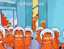 Garfield Among Us GIF - Garfield Among Us Amogus GIFs