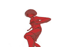 a drawing of a person with the word bazooka written on the bottom