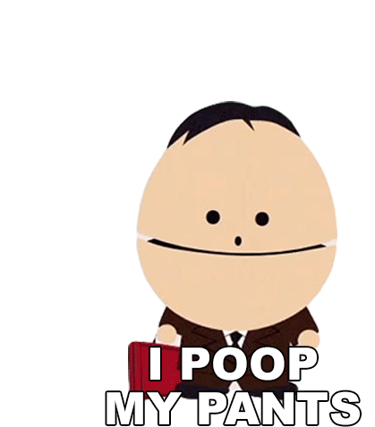 I Poop My Pants Ike Broflovski Sticker - I Poop My Pants Ike Broflovski South Park Stickers