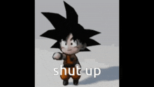 Goku Dancing While Saying Shut Up GIF - Goku Dancing While Saying Shut Up GIFs