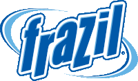 a blue and white logo that says frazil