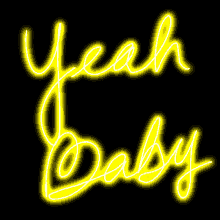 Yeah Baby Text GIF - Yeah Baby Text Neon GIFs
