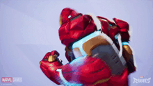 a marvel game called rivals is being played on a purple background