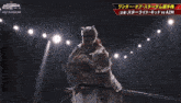a boxing match between starlight kid and azm is shown on a screen