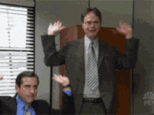 The Office Raise The Roof GIF - The Office Raise The Roof Dance GIFs