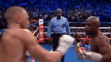 Mayweather Vs Mc Gregor Punching GIF - Mayweather Vs Mc Gregor Punching Boxing GIFs