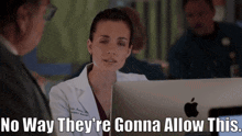 Chicago Med Natalie Manning GIF - Chicago Med Natalie Manning No Way Theyre Gonna Allow This GIFs
