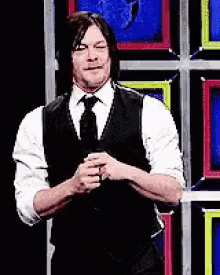 Sign Of The Cross Norman Reedus GIF - Sign Of The Cross Norman Reedus Daryl GIFs