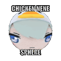 Chicken Nene Sphere Sticker