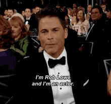 I'M Robe Lowe And I'M An Actor GIF - Im An Actor Rob Lowe Actor GIFs