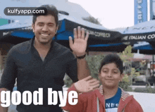 good bye see you waving hand happy face happy