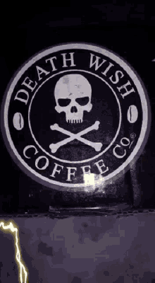 Death Wish Coffee Co GIF - Death Wish Coffee Co Lightning Bolt GIFs