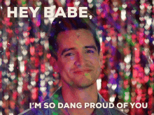 Happy Hey Babe GIF - Happy Hey Babe So Dang Proud Of You GIFs