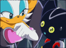 sonic x rouge the bat rouge cleavage