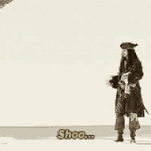 Jack Sparrow Captain GIF - Jack Sparrow Captain Shoo GIFs
