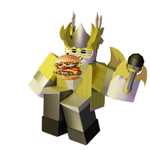 Valk Phighting Roblox GIF - Valk Phighting Roblox Eating Burger GIFs