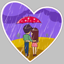 Walking Umbrella GIF - Walking Umbrella Love You Lots GIFs