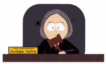 gavel judge julie south park court is in session order please
