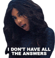 I Dont Have All The Answers Sevyn Streeter Sticker - I Dont Have All The Answers Sevyn Streeter D4l Song Stickers