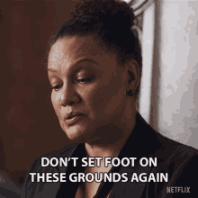 Dont Set Foot On These Grounds Again Sandi Schultz GIF