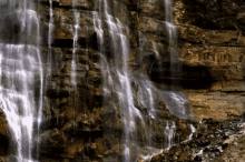 Mountain Waterfall GIF - Mountain Waterfall Trickle GIFs