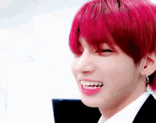 taehyun txt kpop smile red hair
