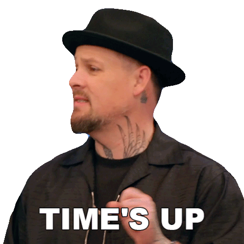 Time'S Up Joel Madden Sticker - Time'S Up Joel Madden Ink Masters Stickers