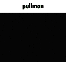 a poster for pullman shows a dark background