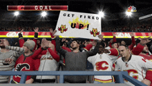 Calgary Flames Get Fired Up GIF