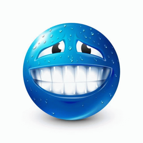 Blue Emoji GIF - Blue Emoji Smiling - Discover & Share GIFs