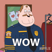 Wow Chief Crawford GIF - Wow Chief Crawford Paradise Pd GIFs