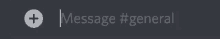 a gray background with the words message #general written on it
