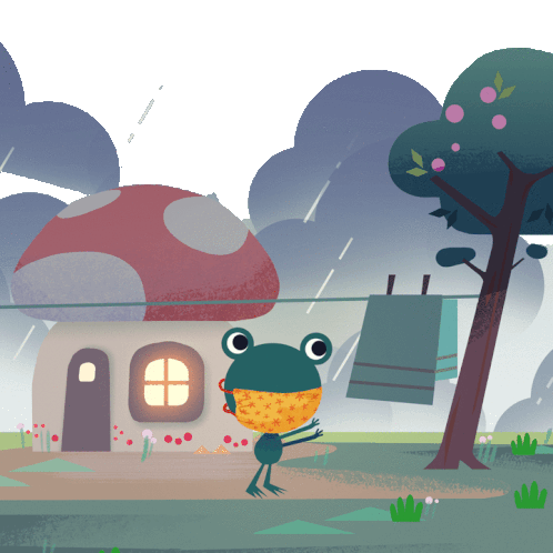 Drizzle Froggy Sticker - Drizzle Froggy Pixel Stickers