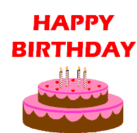 Happy Birthday Cake Sticker - Happy Birthday Cake Animation Stickers