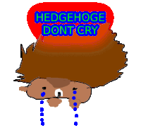 Hedgehoge Cry Hedgehog Cry Sticker