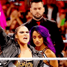 Sasha Banks Ronda Rousey GIF - Sasha Banks Ronda Rousey Wwd GIFs