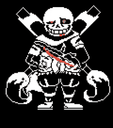 Confused Ink Sans Expression GIF