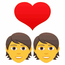 couple with heart people joypixels sweethearts red heart