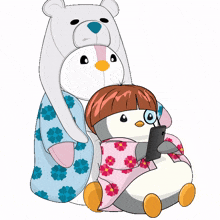 hug penguin