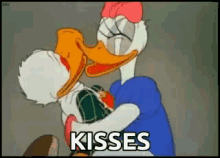 Kisses Donald Duck GIF - Kisses Donald Duck Daisy Duck GIFs