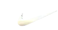 a nike logo with clouds coming out of it on a white background
