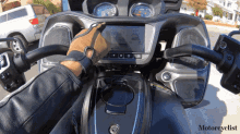 Touch Screen Motorcyclist GIF - Touch Screen Motorcyclist Motorcyclist Magazine GIFs