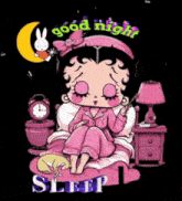Goodnight Betty Boop GIF