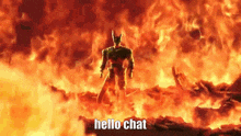 Perfect Cell Hello Chat GIF - Perfect Cell Cell Hello Chat GIFs