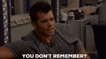 You Dont Remember Mark Jansen GIF - You Dont Remember Mark Jansen GIFs
