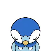 a penguin with its eyes closed and the word ahem behind it